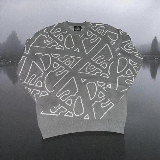 GREY CREWNECK
